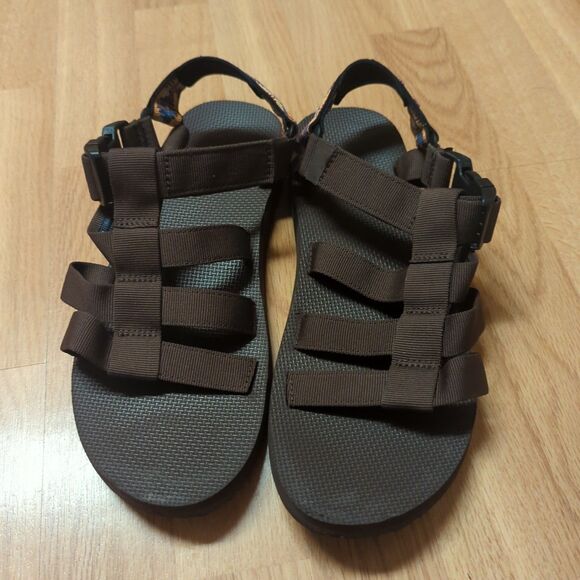 Teva Dorado Sandals Mens 11 Brown Southwest Hiking Outdoor Strappy - Picture 2 of 7